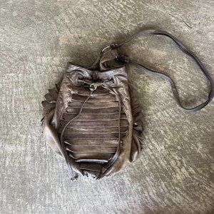 COLINA STRADA leather bucket bag!